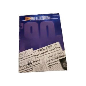 More Songs of the Nineties 90's Sheet Music Piano Vocal Guitar Decade Series Hal